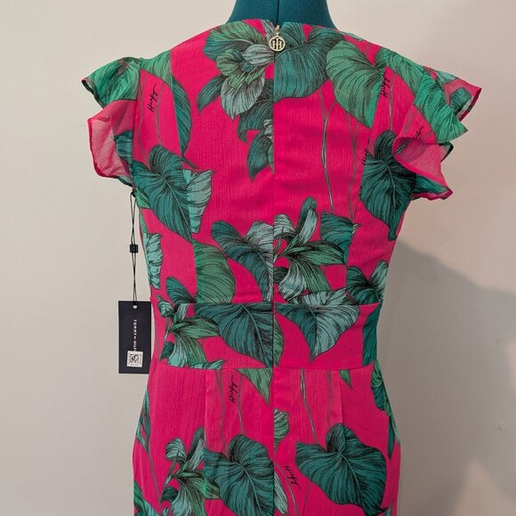 Tommy Hilfiger Rivera Floral Chiffon Dress Size 2 - Picture 5 of 7